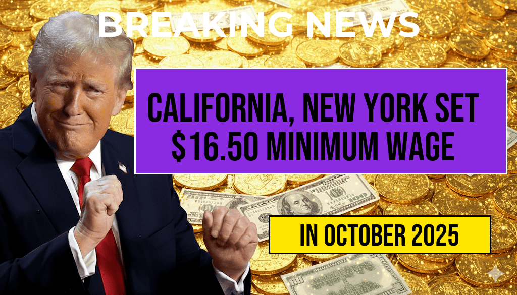 California and New York Prepare to Implement $16.50 Hourly Minimum Wage