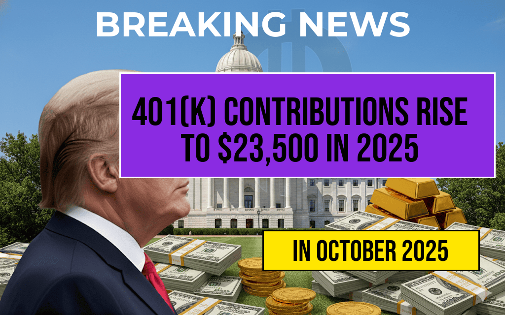 Employees Can Boost 401(k) Contributions to $23,500 in 2025