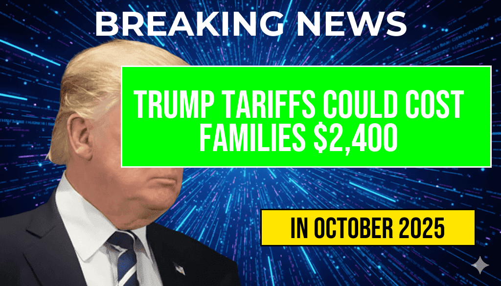 Families May Face $2,400 Annual Cost from Trump Tariffs: Analyzing the ‘Turbulence Tax’ Impact.