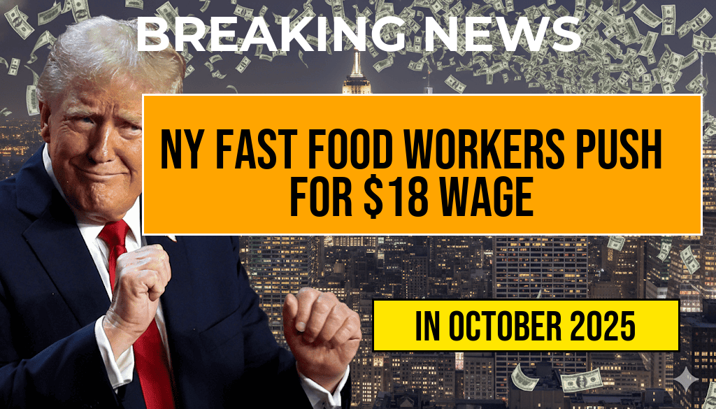 Fast Food Workers in New York Advocate for $18 Hourly Wage Amid New Legislation