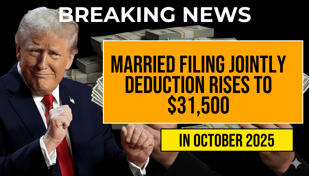 New Law Increases Married-Filing-Jointly Standard Deduction to $31,500.