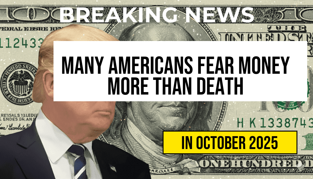 Two-Thirds of Americans Fear Running Out of Money More Than Death