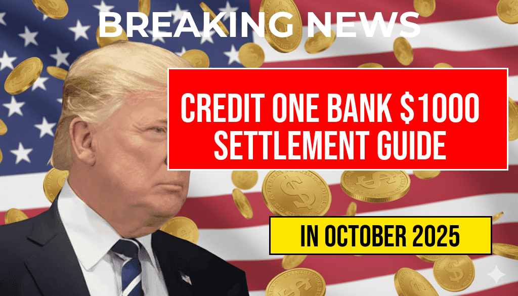 Understanding the $1000 Settlement from Credit One Bank: Eligibility, Claim Process, and Payout Timeline Explained